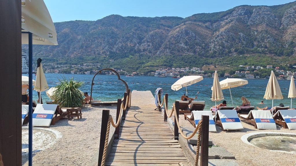 Little Bay Kotor Beach entrance