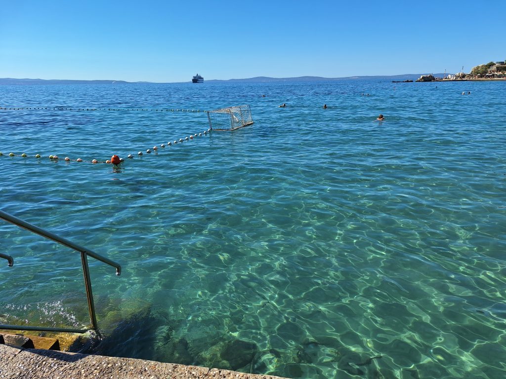 entrance to water in split Croatia 