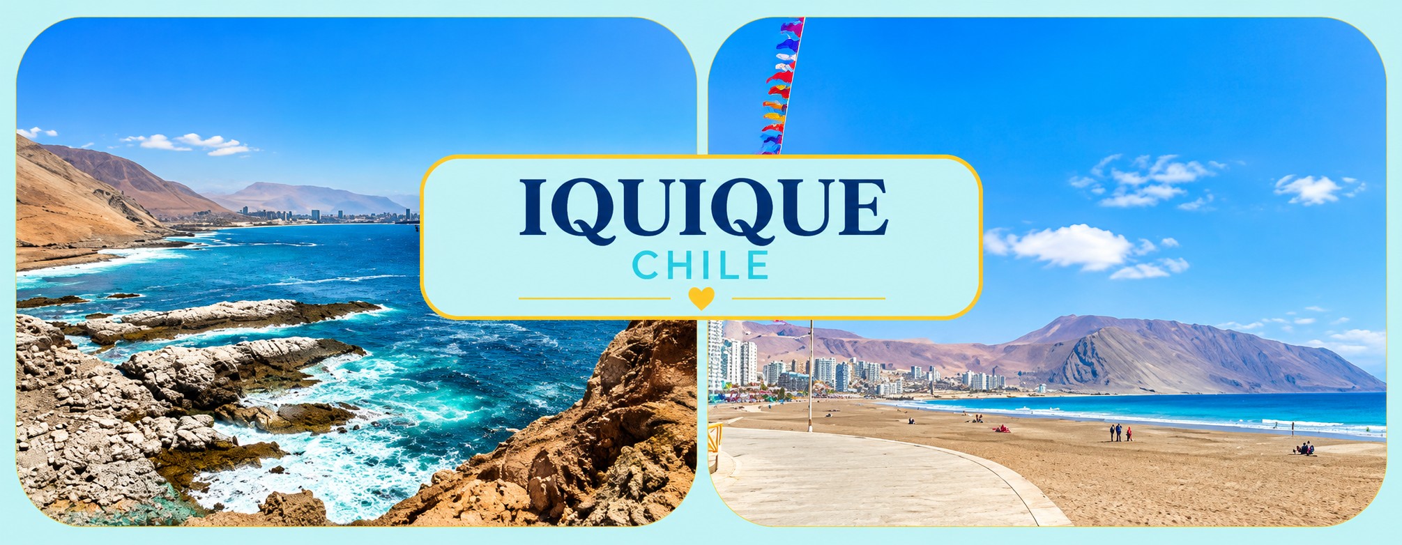 Iquique Chile_ Coastal Postcard Duo