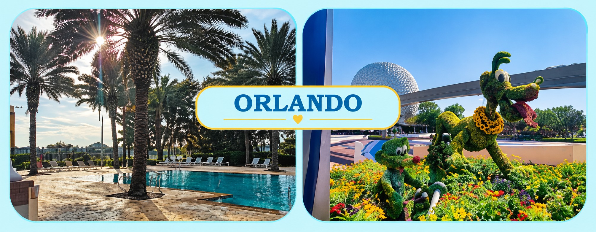 Orlando Poolside and Topiary Dreams