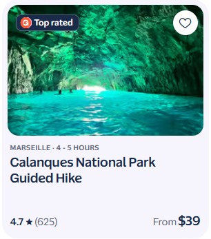 Calanques National Park Guided Hike