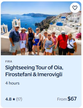 santorini tour of oia